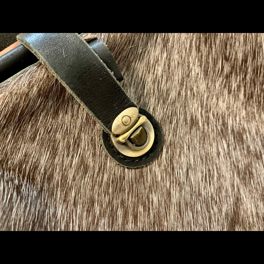 Uppdoo Wonder L Bag - Salt and Pepper Haircalf - Picture 7 of 11